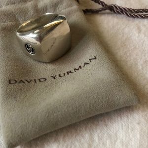 David Yurman DY Streamline Signet Sterling Silver